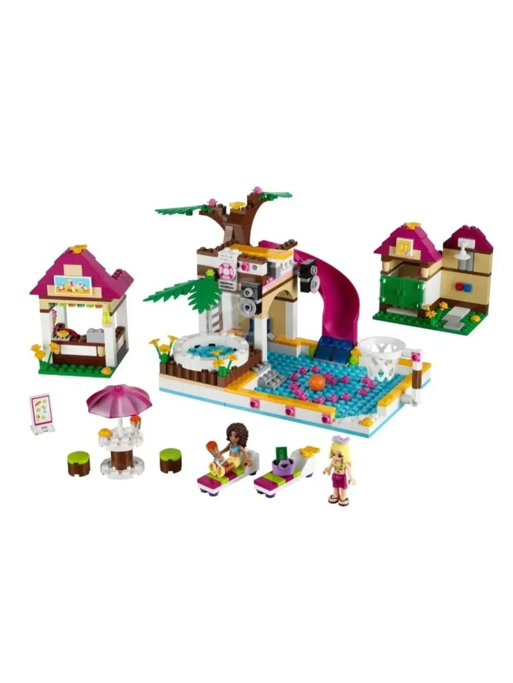 Lego Friends Heartlake City Pool Complete Set 41008 with Instructions but NO Box